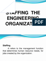 Staffing The Engineering Organization