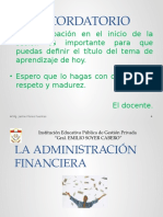 Administración Financiera y Estados Financieros