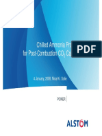 Chilled Ammonia Process for Post-Combustion CO2 Capture