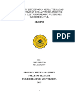 Download Pengaruh Lingkungan Kerja Terhadap Produktivitas Kerja Pengrajin Batik Berkah Lestari Giriloyo Wukirsari Imogiri Bantul3 by pandamanda SN323024554 doc pdf
