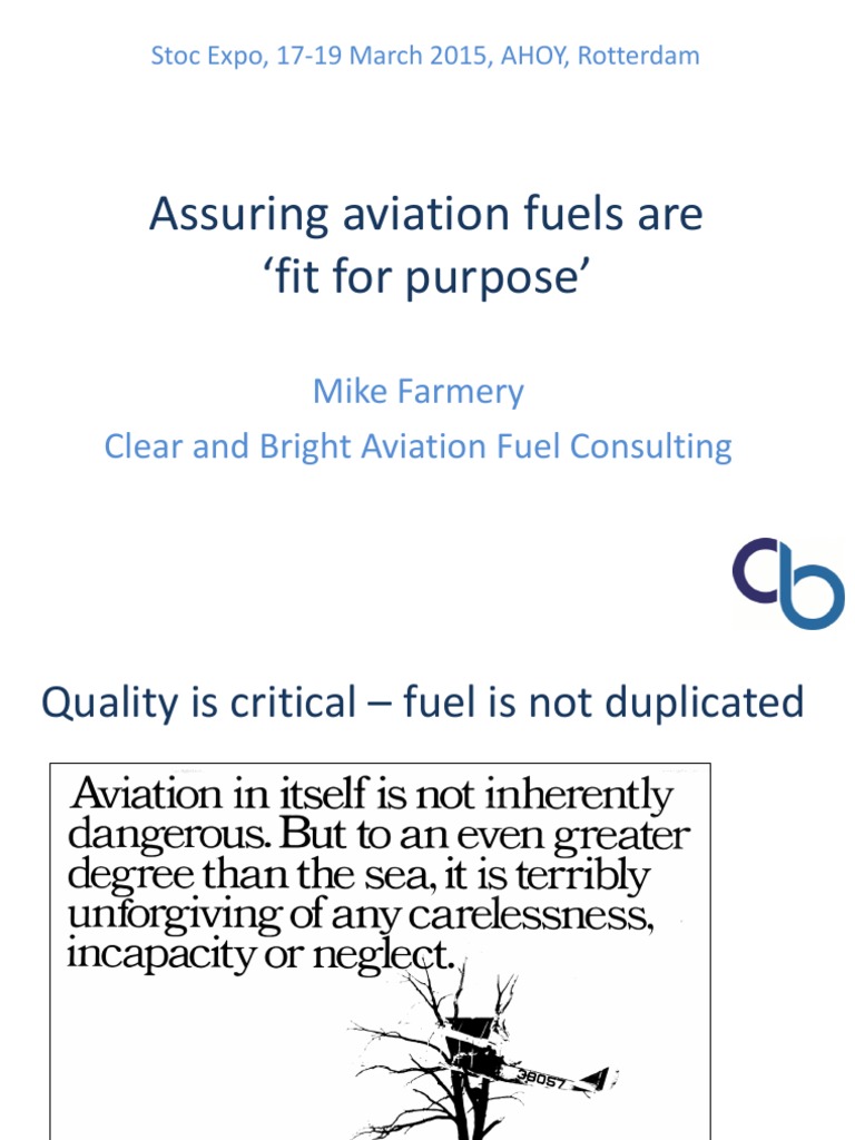 Aviation Fuel Quality Presentation Jet Fuel Industries