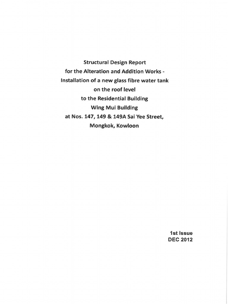 Structural Calculation Report PDF