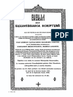 BIBLIA DE LA BUCURESTI 1688 Romanian-Biblia - Bucuresti - 1688 X 3EXEMPLARE PDF