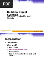 Alex Duran - Building Object Systems