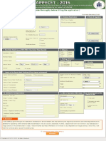 AP Pecet 2016 Model Application form