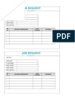 Job Request Form: Jrfno