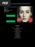 Download Download Adele 25 Album by hdx50267 SN323043051 doc pdf