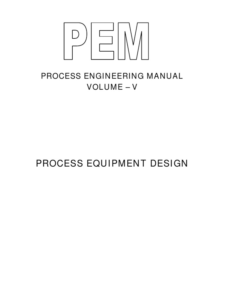 Process Equipment Design Manual | PDF | Gas Compressor | Pump