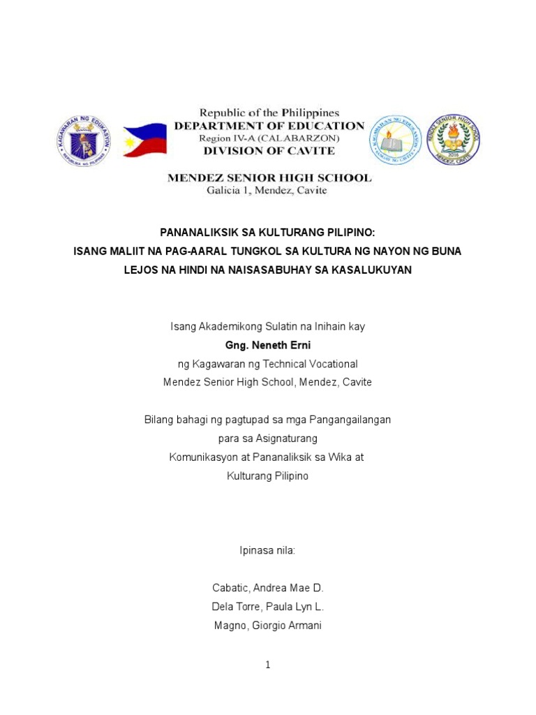 Halimbawa ng thesis filipino 2 07 picture