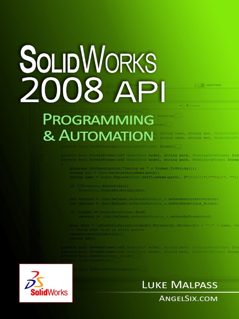 solidworks api programming automation pdf download