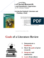 Lecture 3 - 4 - Reviewing The Scholarly Literature Adn Planning