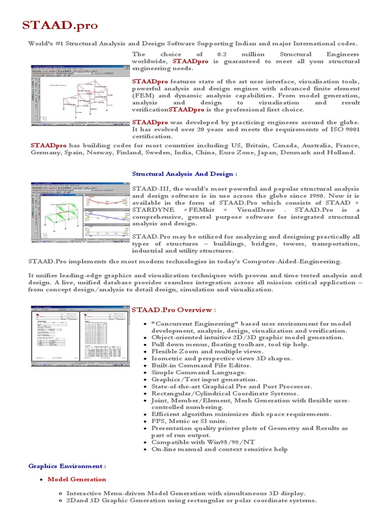Staad Details | PDF | Structural Steel | Beam (Structure)