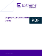 Legacy CLI Quick Reference