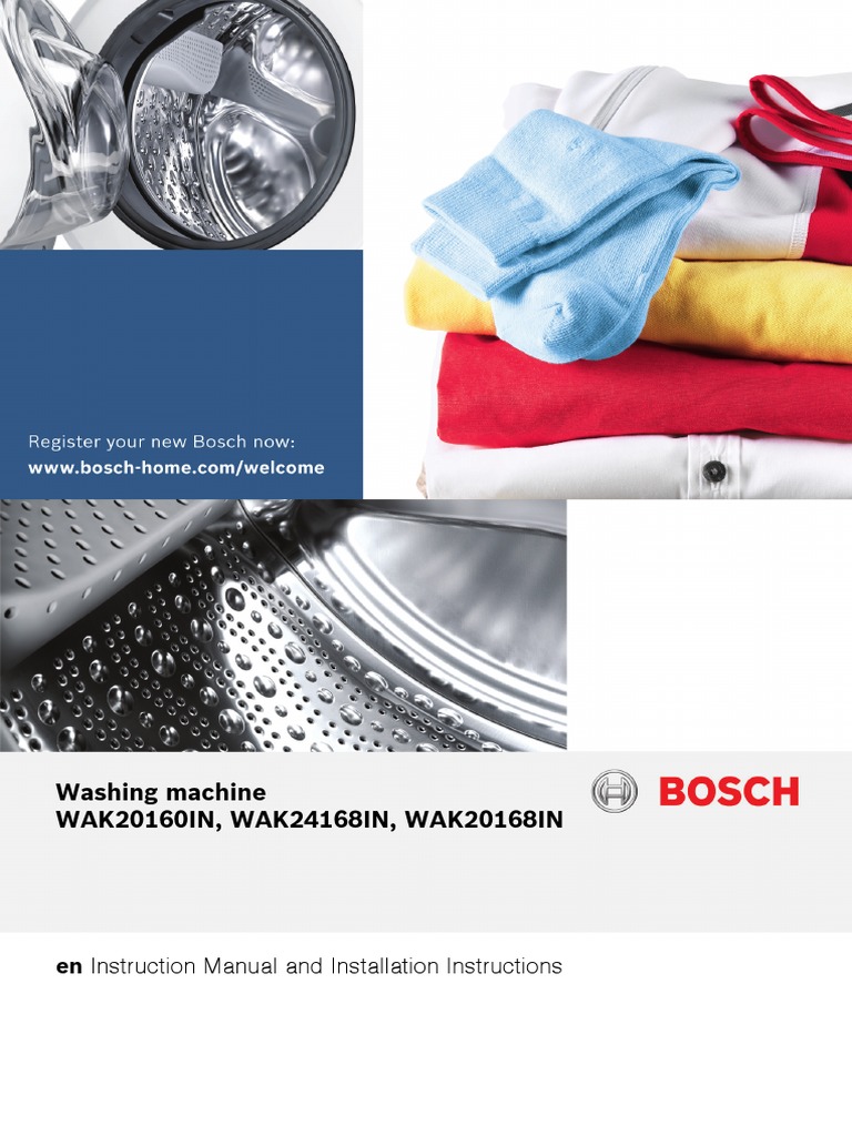 Washing Machine Manual Washing Machine Laundry