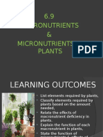 6.9 Macromicronutrients in Plants