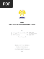Download Makalah Kesusastraan dan Pembelajaran Sastra by Harsha Bahtera Romansa SN323061073 doc pdf