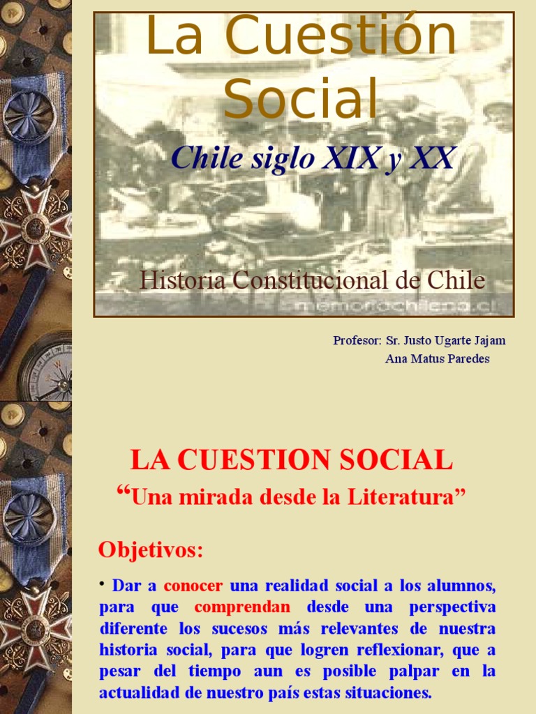 La Cuestion Social Chile Sociedad
