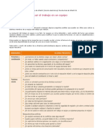 Pistas Para La Evaluacion Preguntas Para Evaluar El Trabajo en Un Equipo