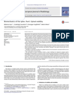 Biomechanics of Spine