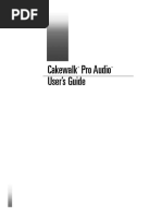 (Ebook) Cakewalk 9.0 Manual PDF