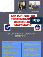 Faktor-Faktor Perkembangan Kurikulum Matematik