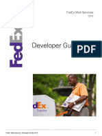 FedEx WebServices DevelopersGuide