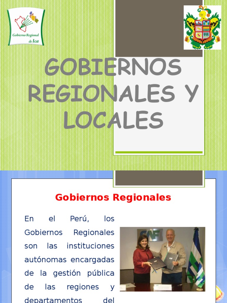 Funciones de Gobiernos Regionales y Locales | PDF