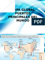 Mapa Global Puertos Principales Del Mundo