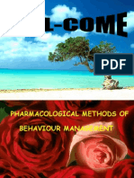 Pharmacological Methods of Behaviour Management Pedo