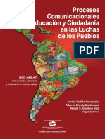 Procesos Comunicacionales Educación y Ciudadanía en Las Luchas de Los Pueblos-Enero2016