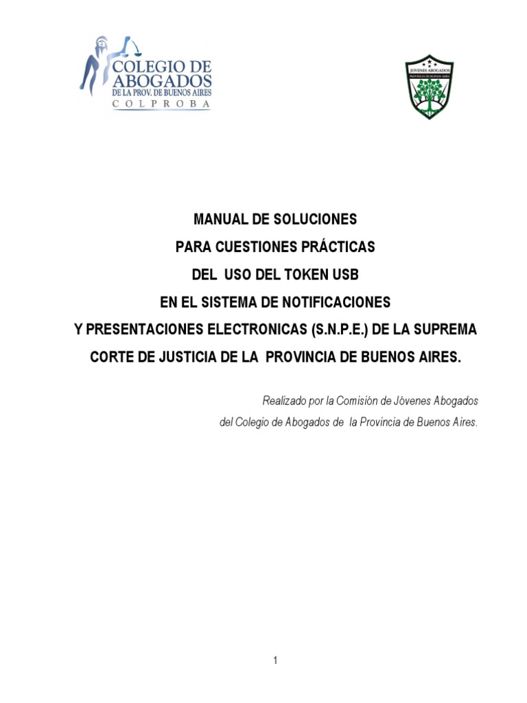 Manual de Soluciones Token | PDF | Windows 10 | Formato de Documento ...