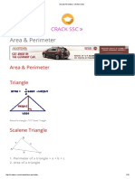 Area & Perimeter - CRACK SSC PDF