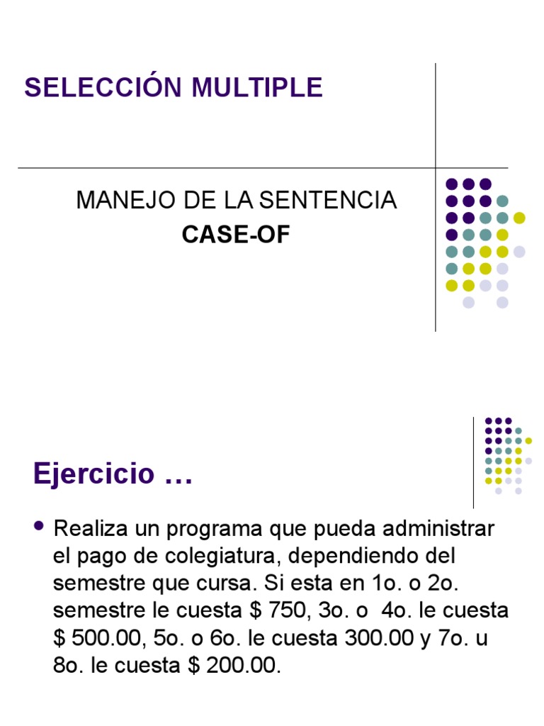 Estructura CASE en Delphi | PDF | Programación de computadoras ...