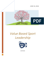 Value Based Sport