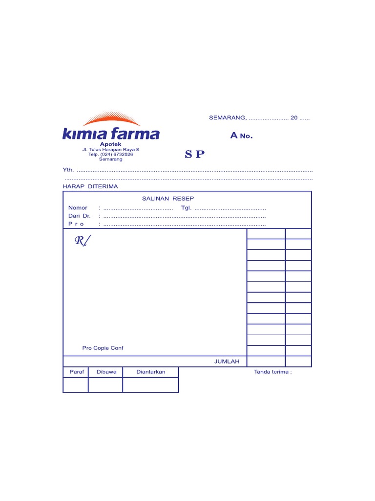 Nota Kimia Farma PDF