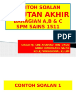 Contoh Soalan Bahagian A, B &C 2015