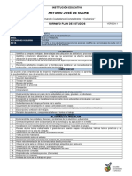 Plan Estudio Tecnología