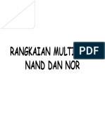 Rangkaian Multilevel NAND & NOR