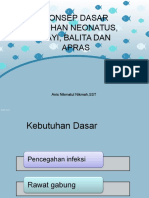 Konsep Dasar Asuhan Neonatus, Balita, Apras