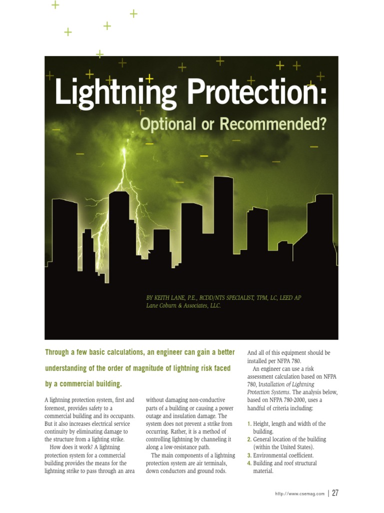 Lightning Protection for Commercial Buildings | PDF | Lightning | High ...