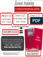 Jadwal PRElicense Training