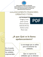Apalancamiento Financiero Operativo y Total