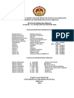 Cover Laporan Peradilan Semu Klinis Hukum