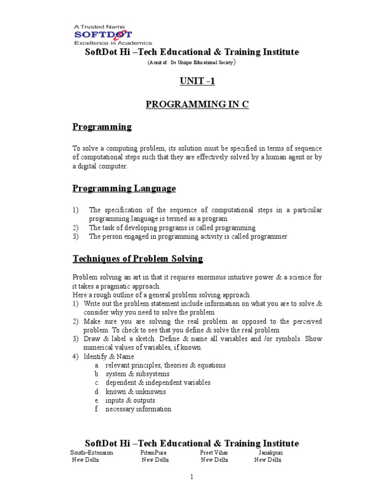 C Programming Notes | PDF | Assembly Language | C (Programming Language)