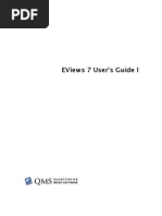 EViews 7 Users Guide I