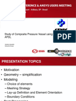 Study of Composite Pressure Vessel Using Workbench and Apdl: Andrés Liberatto Eduardo Araujo