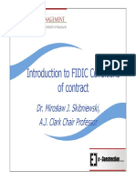 Introduction of Fidic PDF