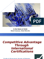 Competitive Advantage Through Certifications