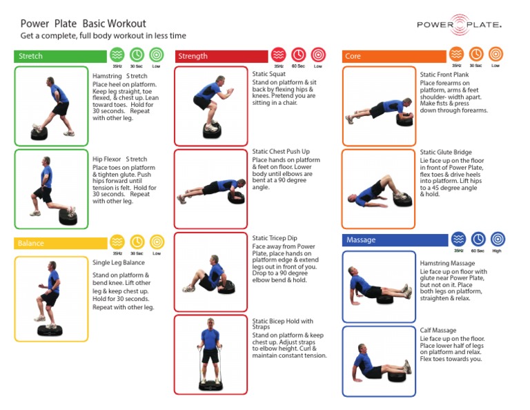 Pdf Printable Free Vibration Plate Exercise Chart