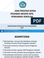 Paparan Penilaian Prestasi Kerja Pengawas Sekolah (Revisi)